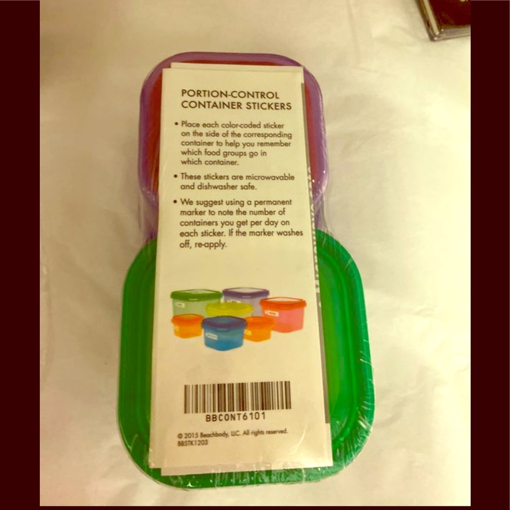 Beachbody portion control containers